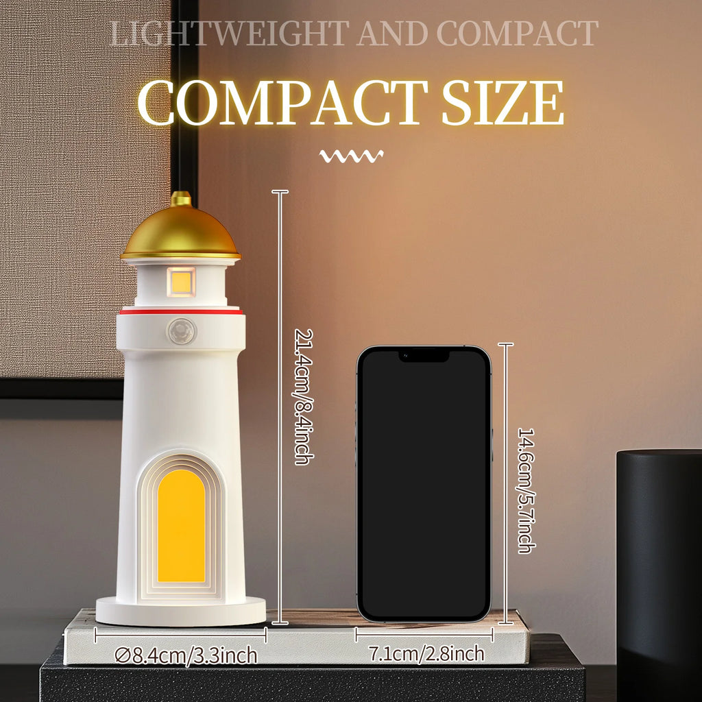Floating Moon Lighthouse Lamp