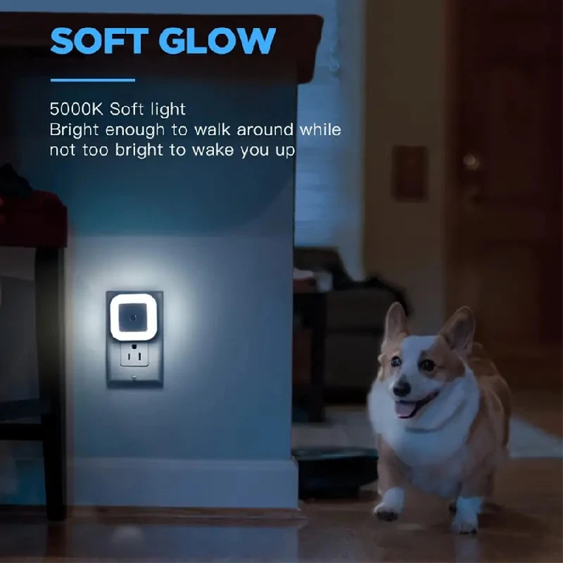 Bedside LED Night Light — Warm Glow Lamp