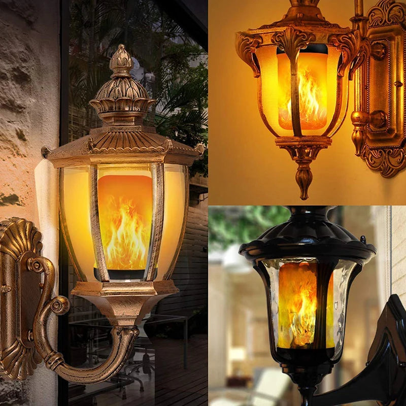 Flickering Flame Effect Bulb — Cozy Fire Glow