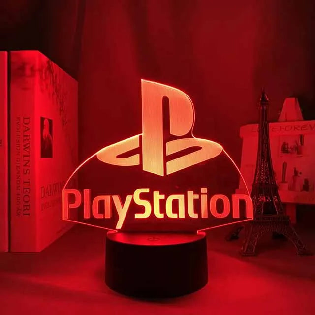 3D Illusion Gaming Night Lamp — Color-Changing Decor