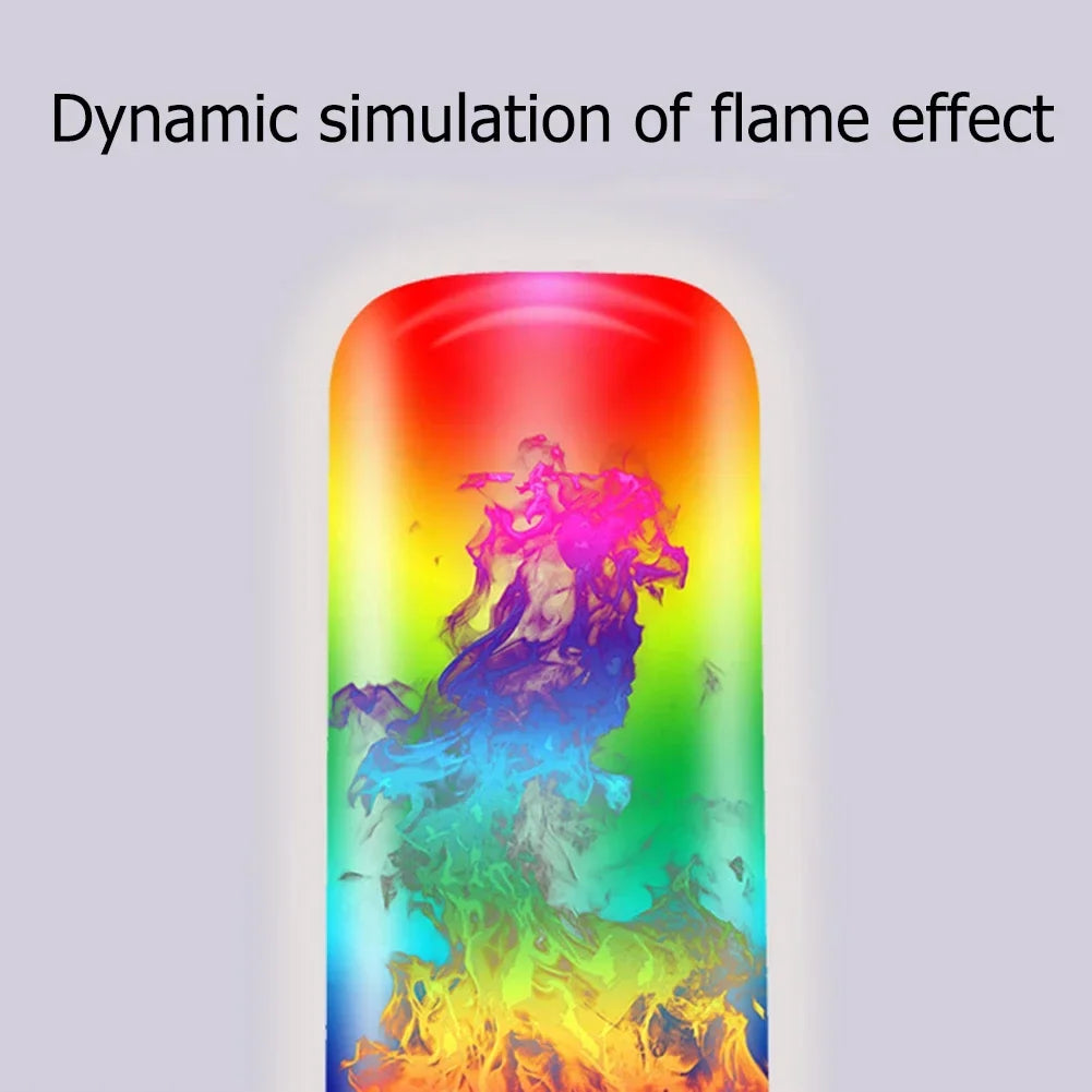 Color-Changing Flame Bulb — RGB Fire Effect