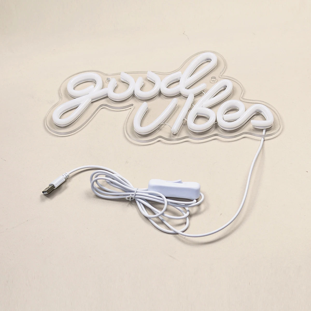 Good Vibes LED Neon Sign