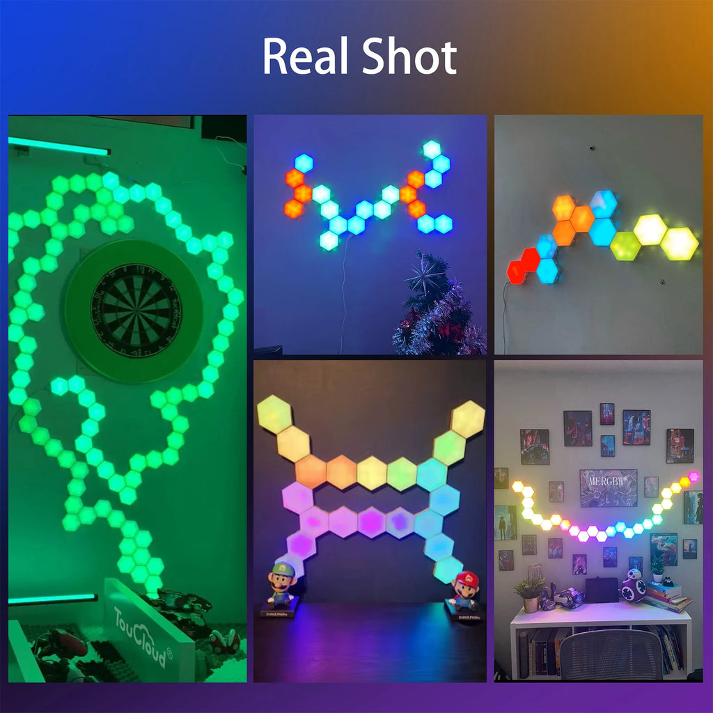 Smart Hexagon LED Wall Panels