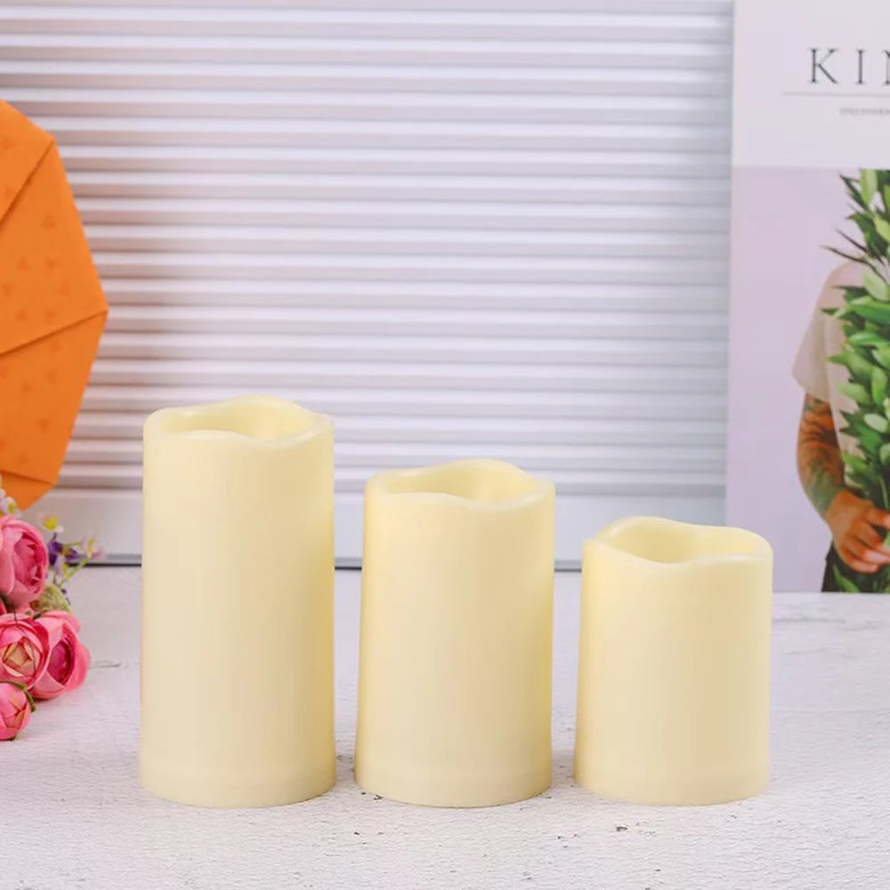 Flameless LED Candles (Set of 3)