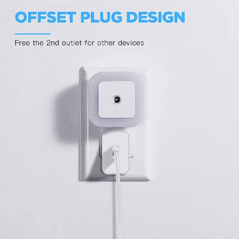 Bedside LED Night Light — Warm Glow Lamp