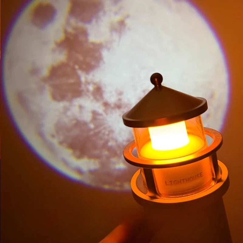 Floating Moon Lighthouse Lamp