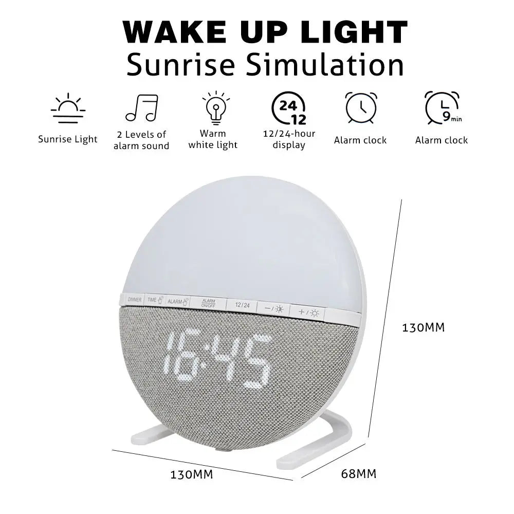 Sunrise Wake-Up Light Alarm Clock