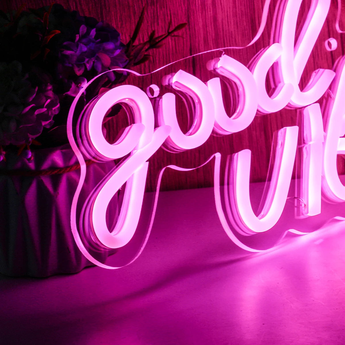 Good Vibes LED Neon Sign