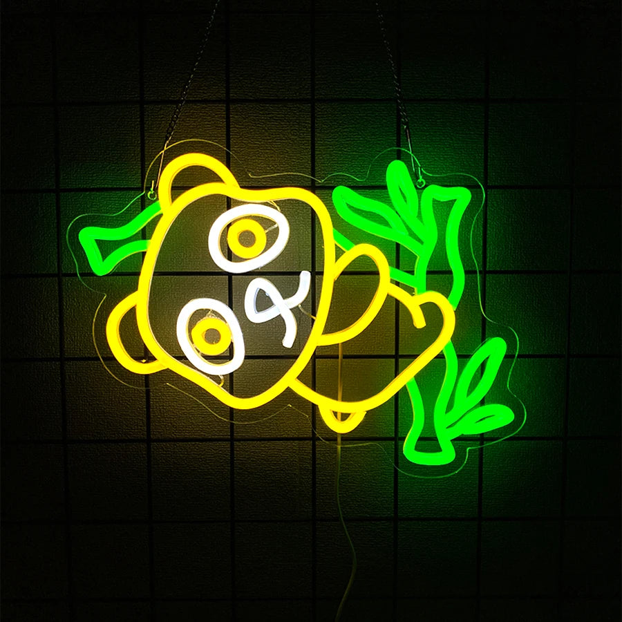 Animated LED Neon Sign — Cartoon Wall Light