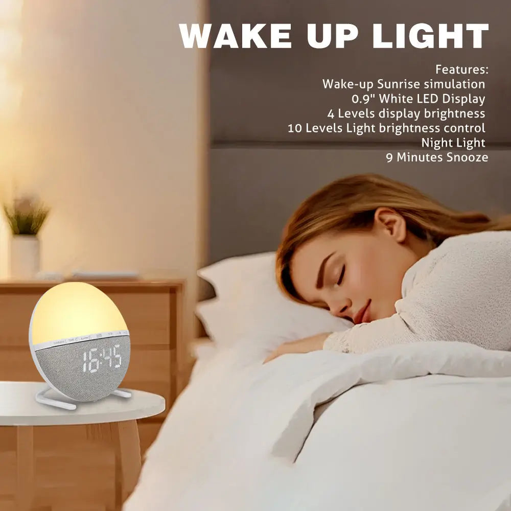 Sunrise Wake-Up Light Alarm Clock
