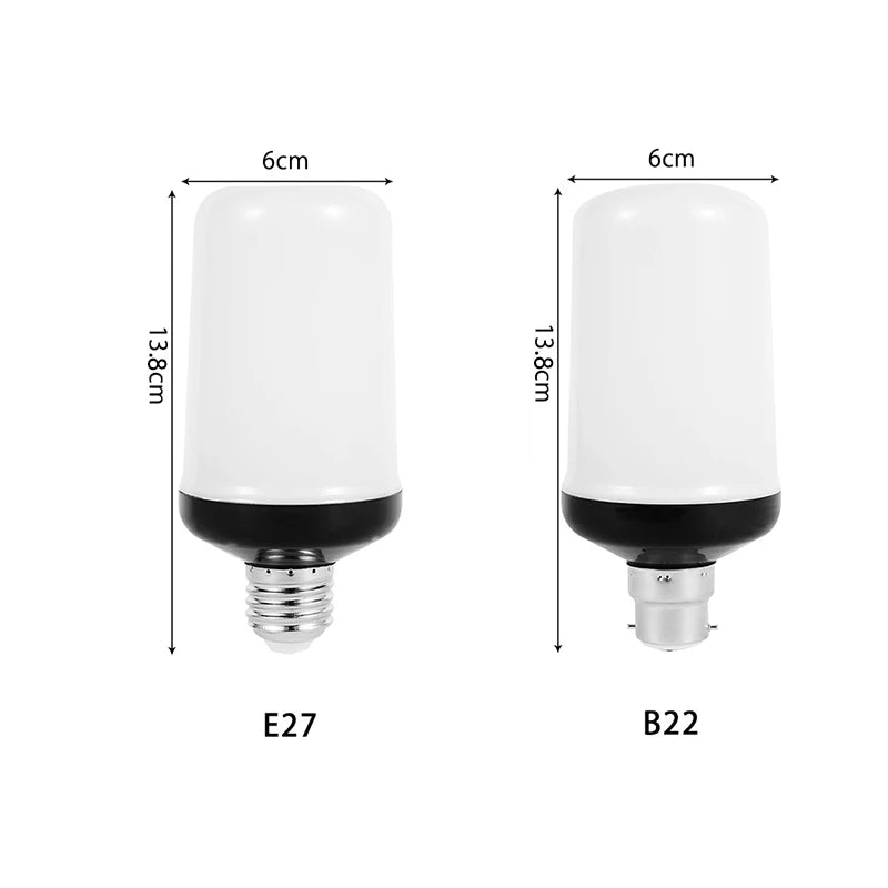 Flickering Flame Effect Bulb — Cozy Fire Glow