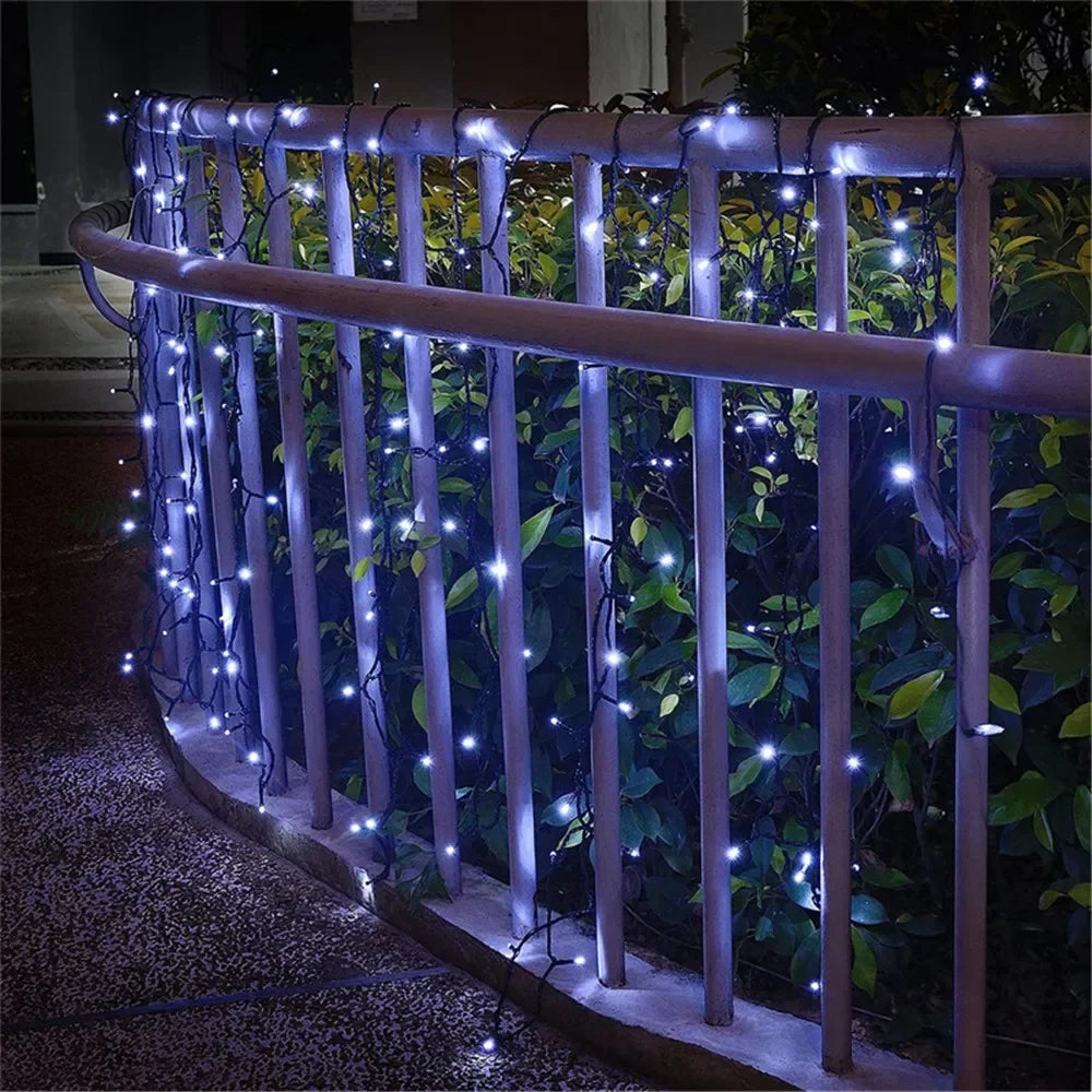 Solar Fairy Light Garland — Outdoor Waterproof Glow