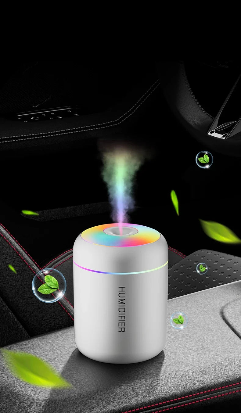 Mini USB Aroma Diffuser — Portable Mist Humidifier
