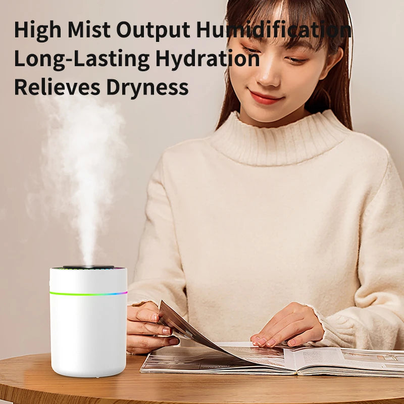 Aroma Diffuser & Humidifier — 180ML Colorful Mist Lamp