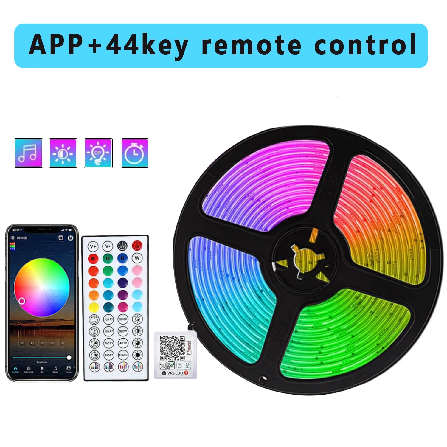 RGB Music Sync LED Strip Lights