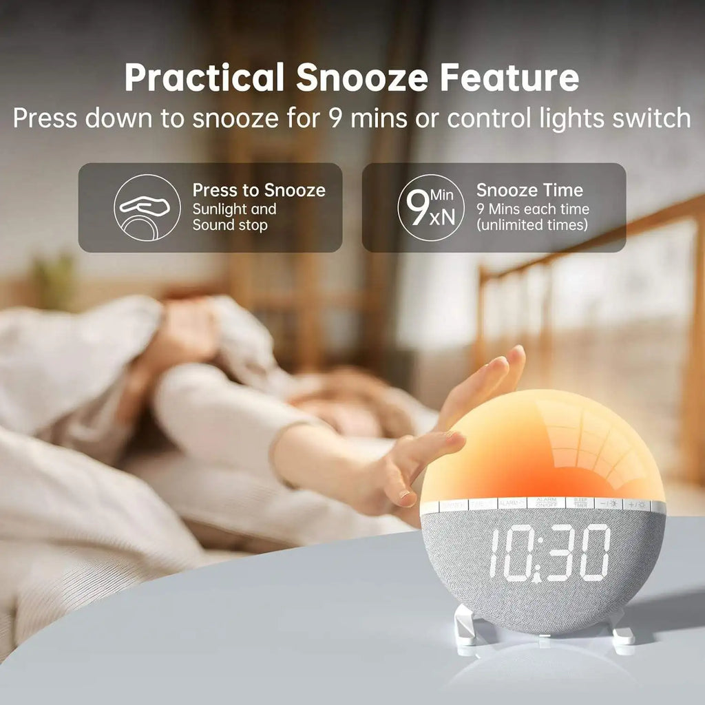 Sunrise Wake-Up Light Alarm Clock