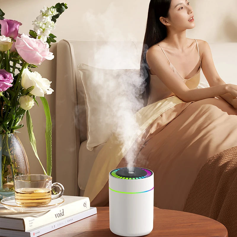 Aroma Diffuser & Humidifier — 180ML Colorful Mist Lamp