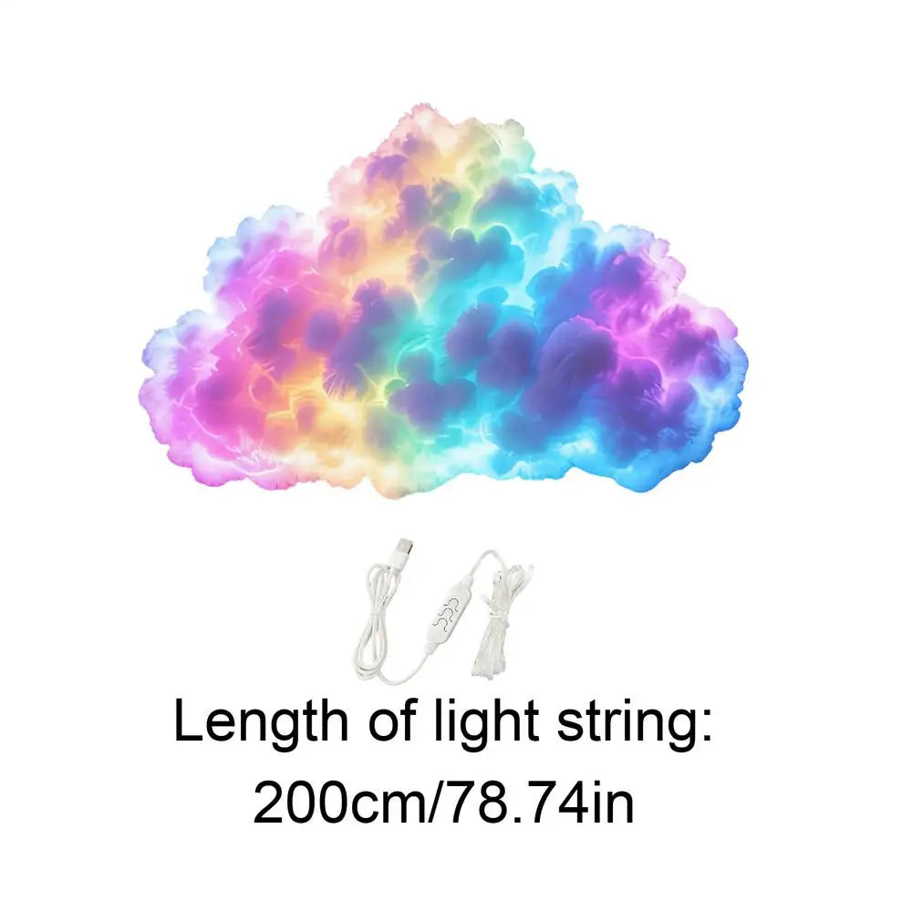 Thundercloud LED Ceiling Lamp — Color-Changing Storm Light