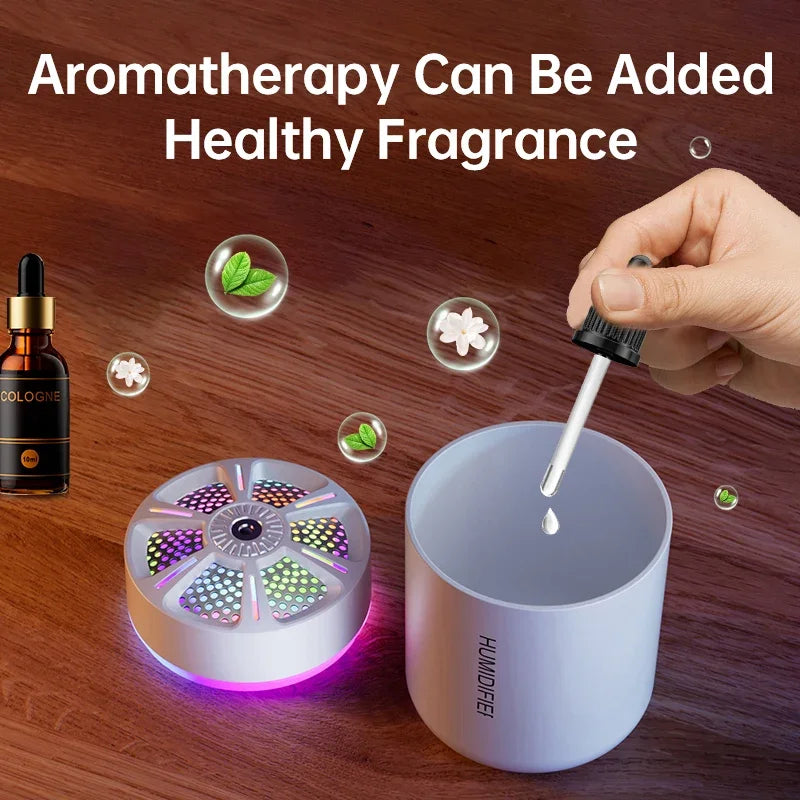 Aroma Diffuser & Humidifier — 180ML Colorful Mist Lamp