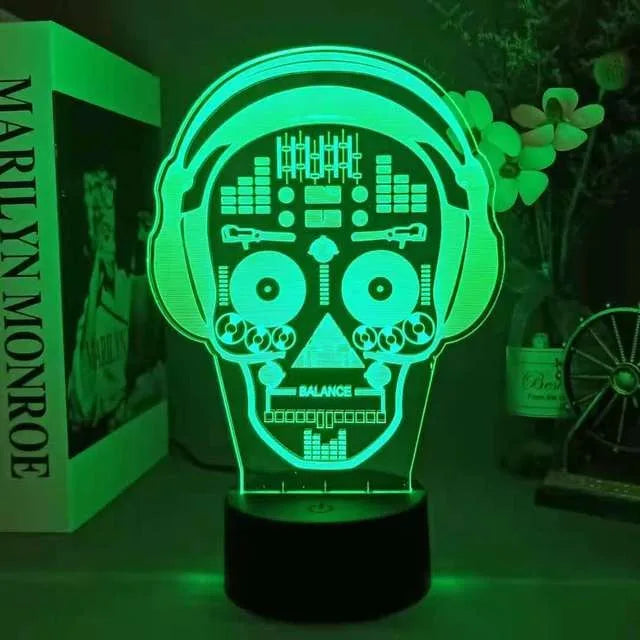 3D Illusion Gaming Night Lamp — Color-Changing Decor