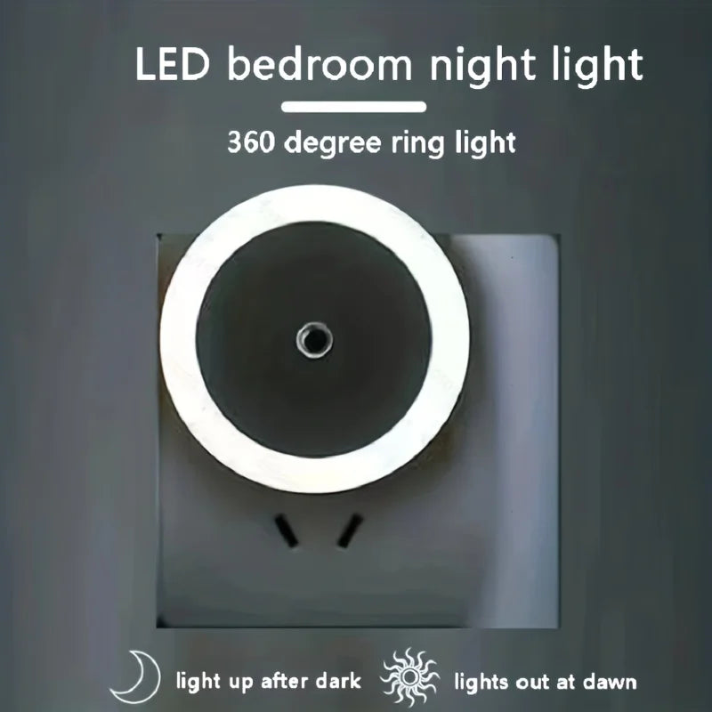 Bedside LED Night Light — Warm Glow Lamp
