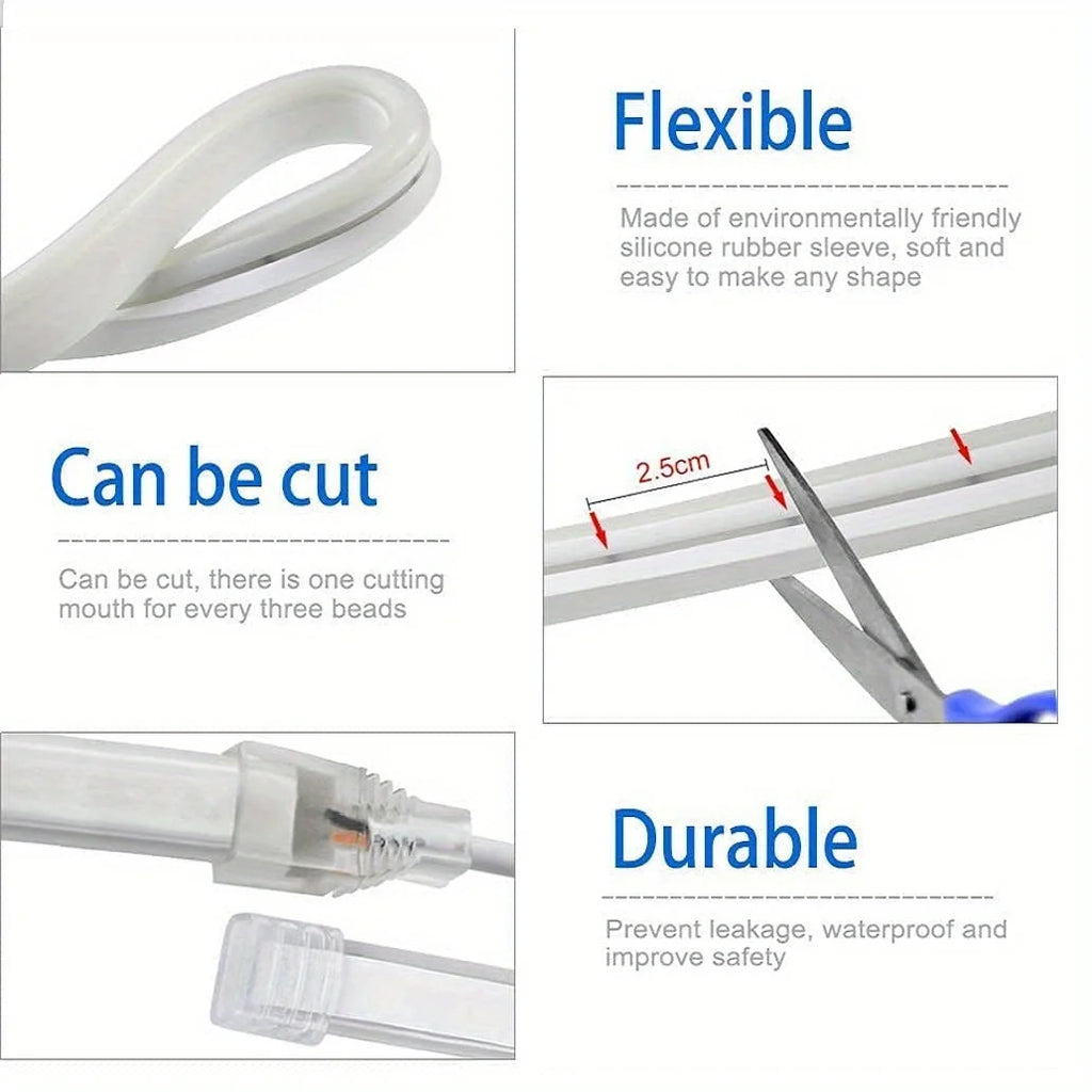 Smart Touch LED Neon Strip — Dimmable Backlight