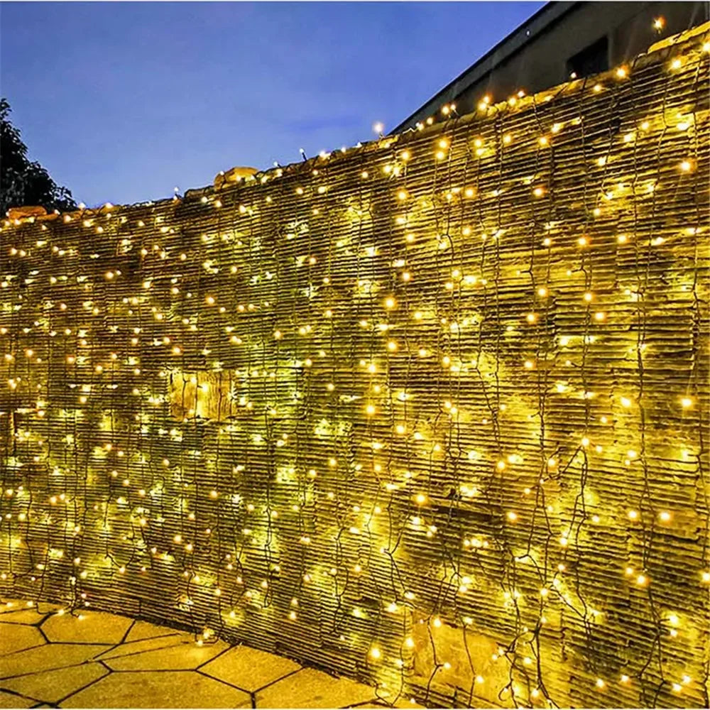 Solar Fairy Light Garland — Outdoor Waterproof Glow