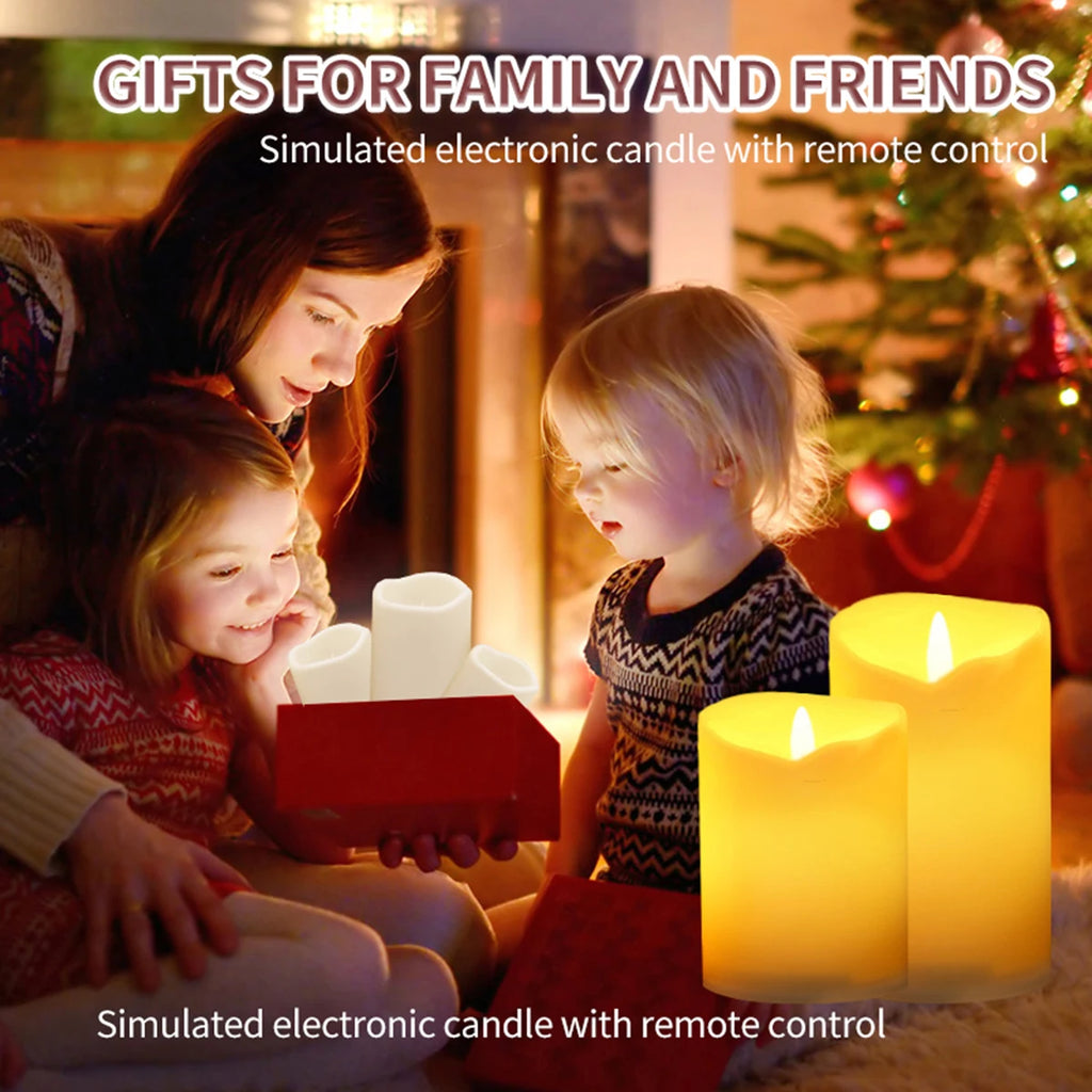 Flameless LED Candles (Set of 3)