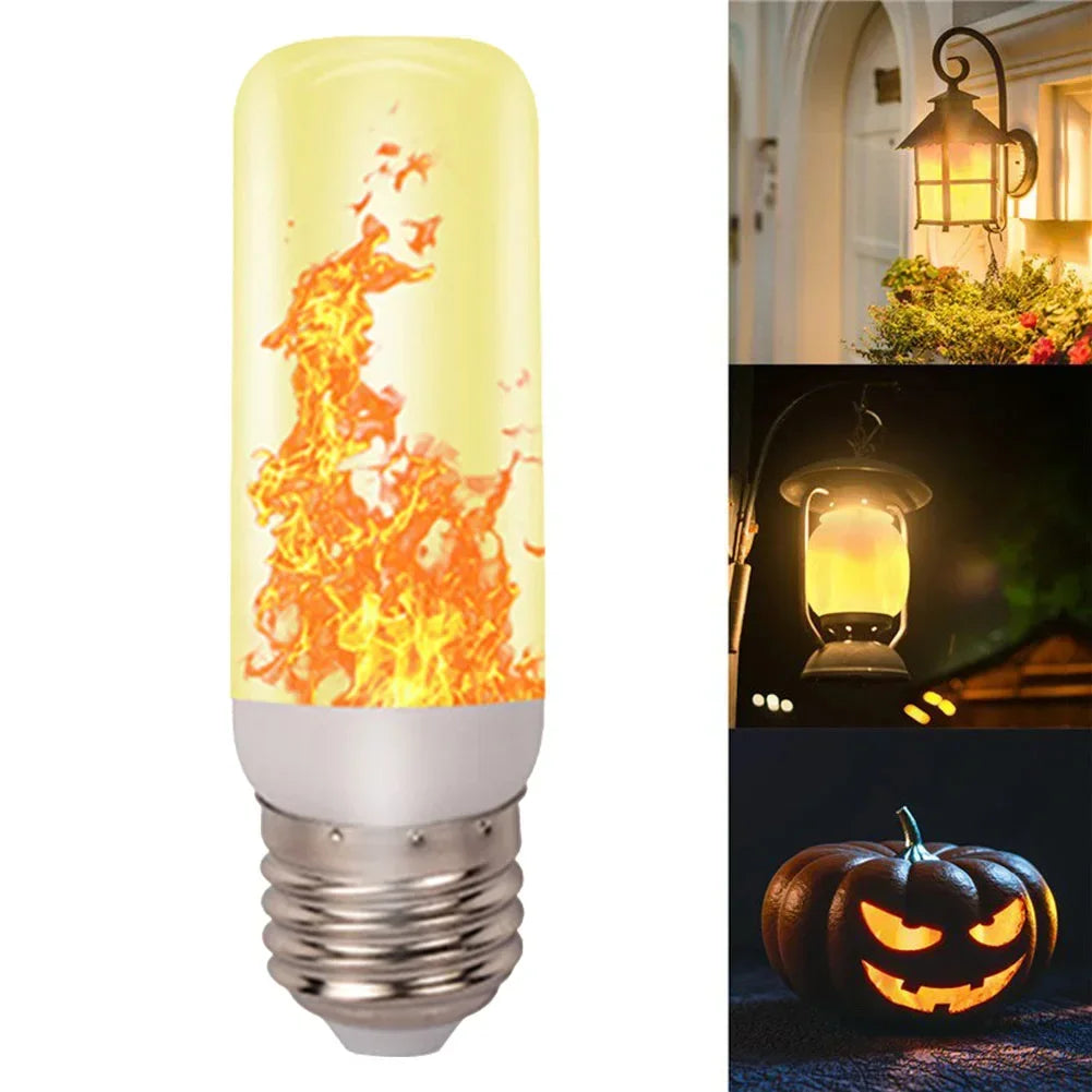 Color-Changing Flame Bulb — RGB Fire Effect