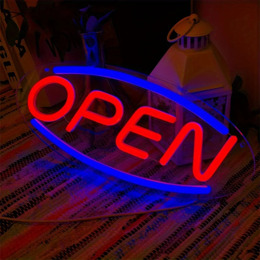 OPEN Neon Sign — LED Business Light