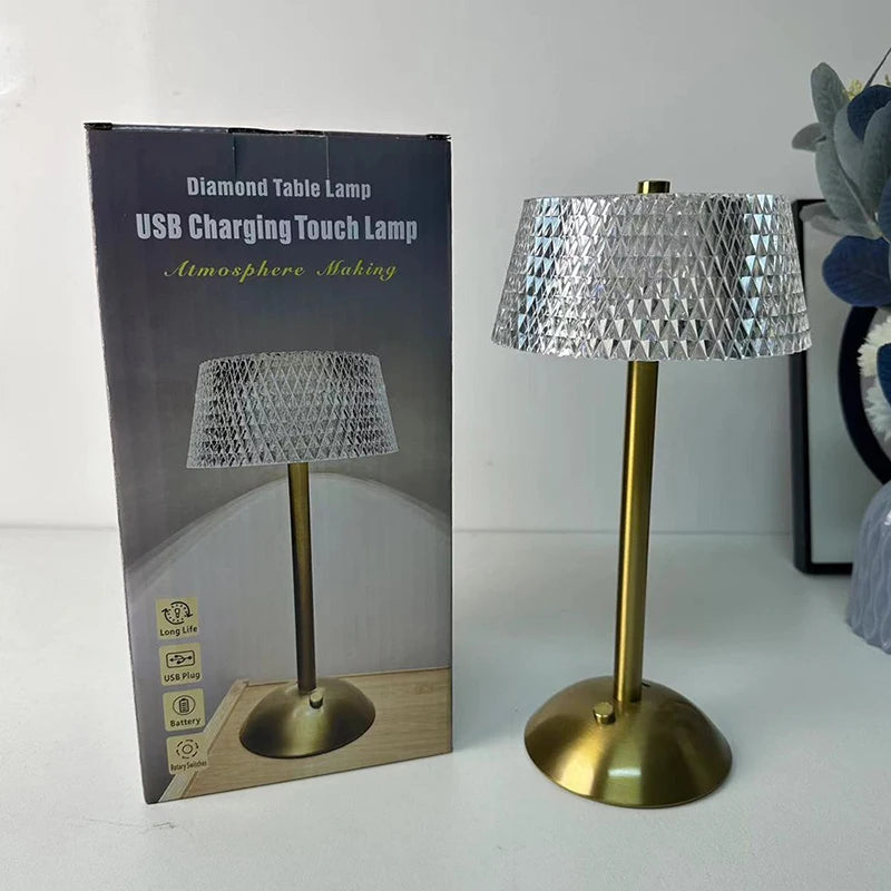 Rechargeable Touch Atmosphere Lamp — Glass Mood Light