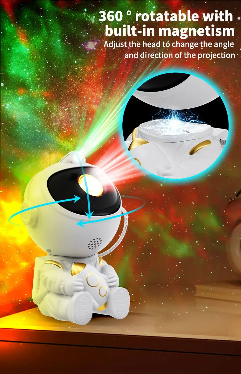 Astronaut Galaxy Star Projector