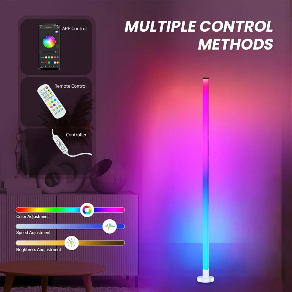 Smart RGB Corner Floor Lamp