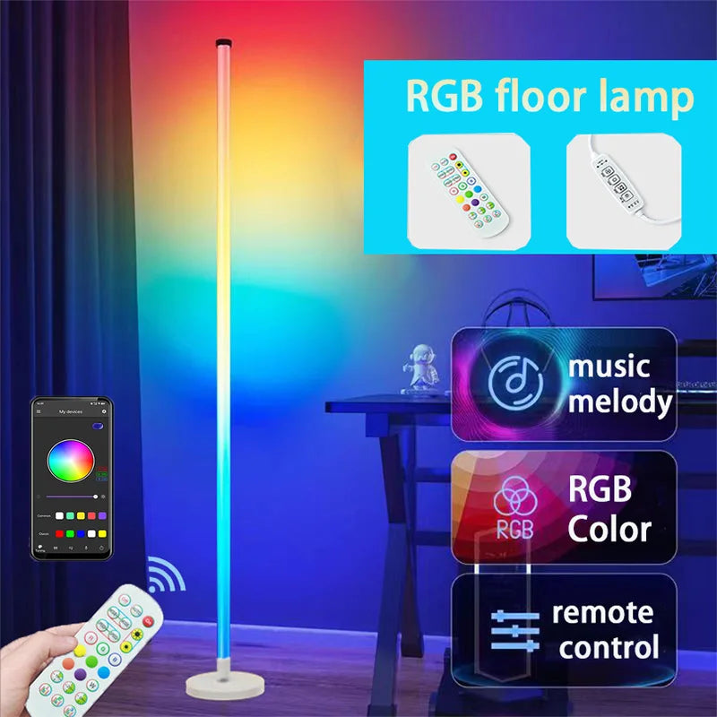 Smart RGB Corner Floor Lamp