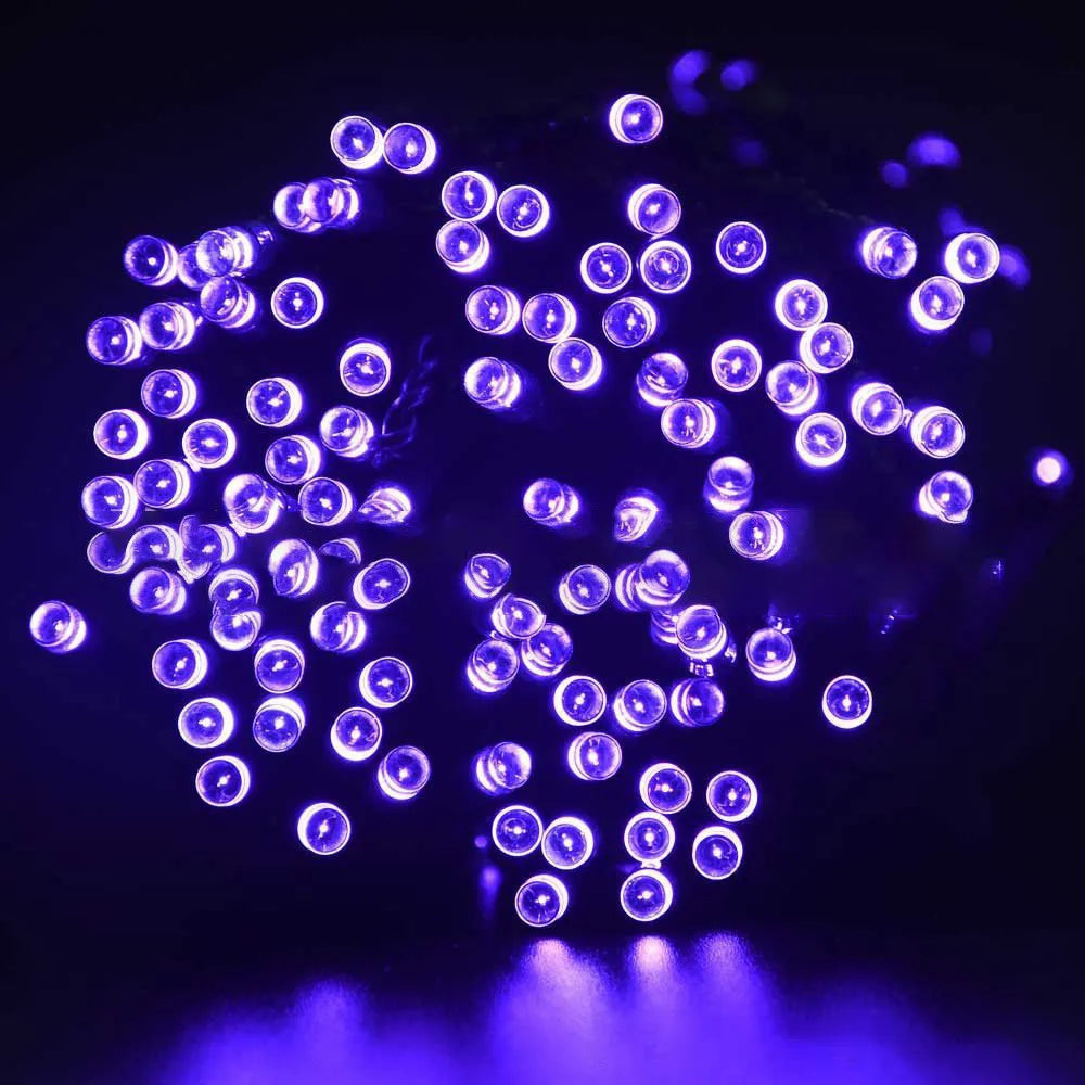 Solar Fairy Light Garland — Outdoor Waterproof Glow