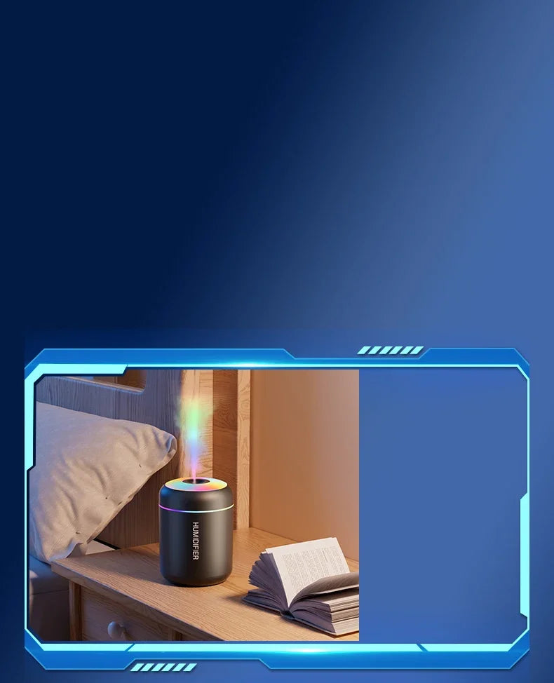 Mini USB Aroma Diffuser — Portable Mist Humidifier